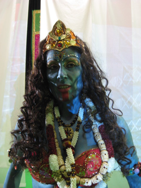 Daleela as Kali up close