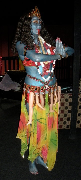 Daleela as Kali Dancing